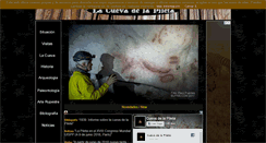 Desktop Screenshot of cuevadelapileta.org